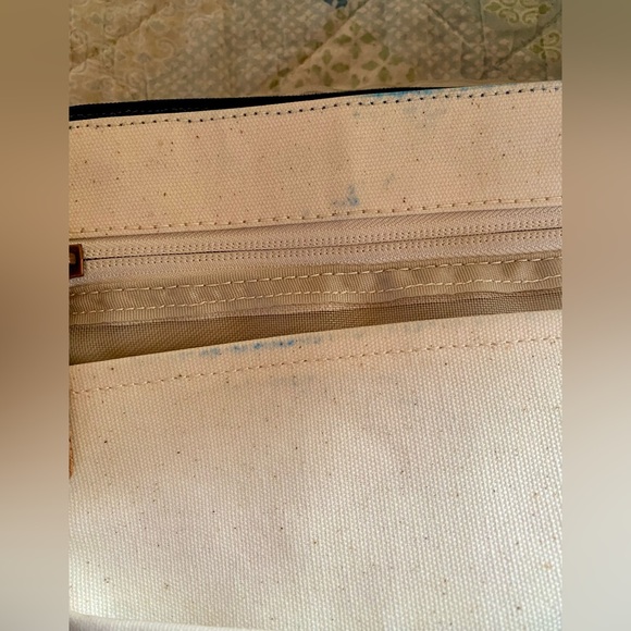 💥Petunia Pickle Bottom Pathway Pack Natural Canvas Navy Diaper Bag💥 - Picture 14 of 14